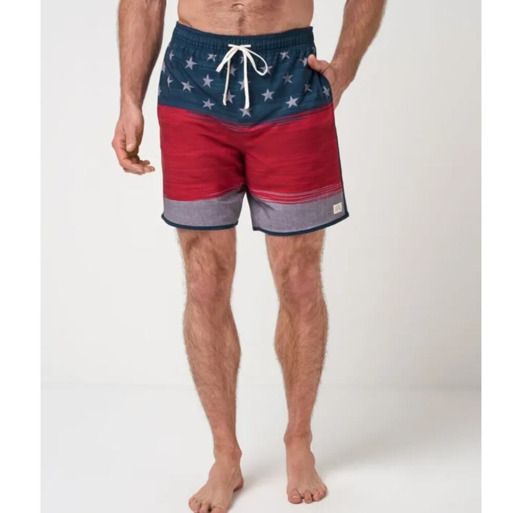 Travis Mathew Sip And Swim Boardshorts Total Eclipse Size S